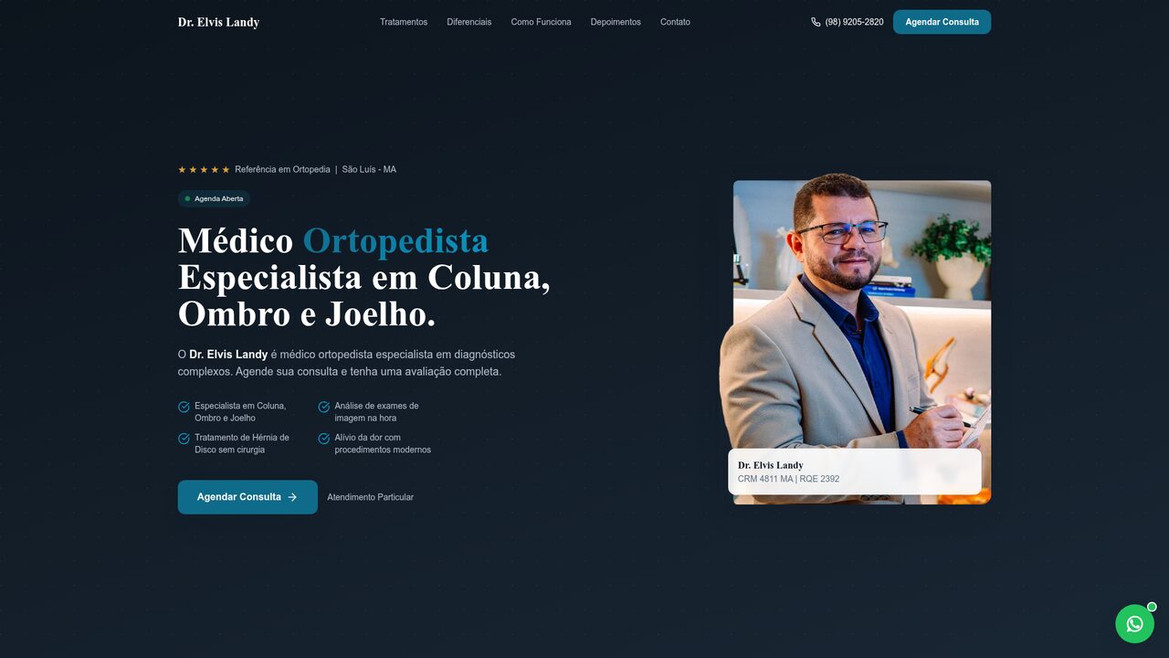 Dr. Elvis Landy — Ortopedia
